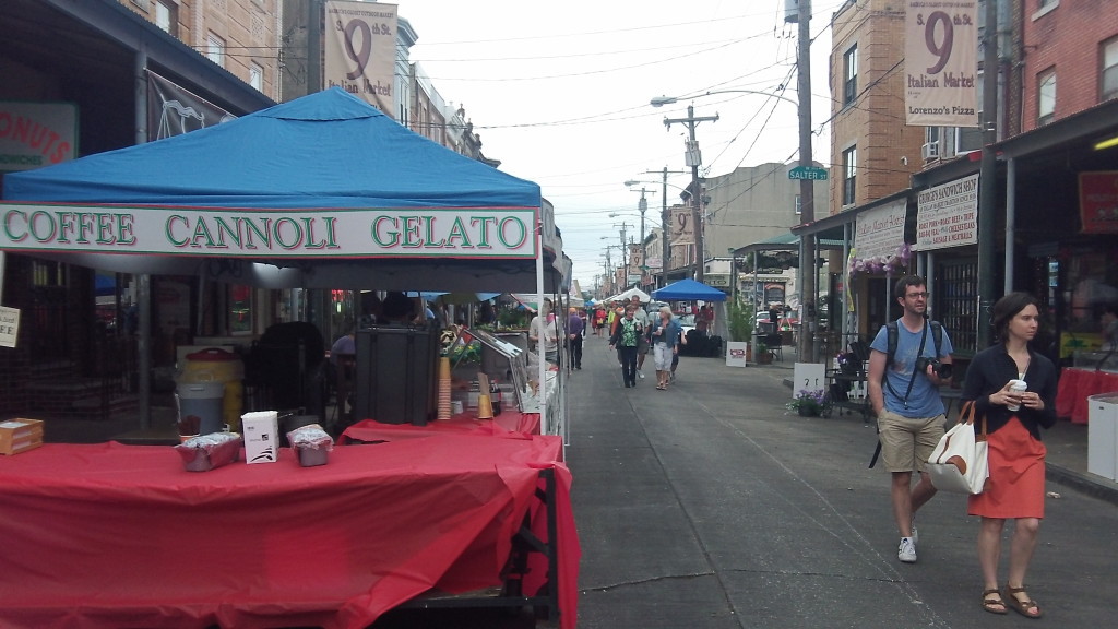 May 18, 2013 View of the Italian Festival at Philadelphia's Italian Market