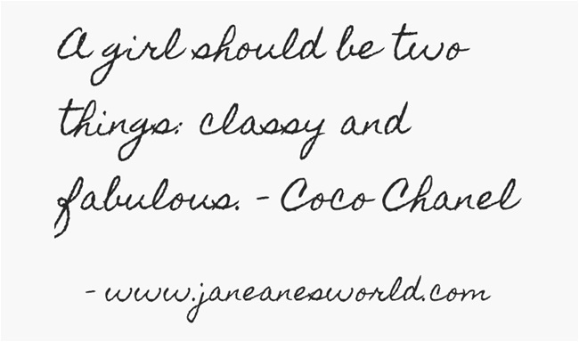 coco chanel women's history month www.janeanesworld.com