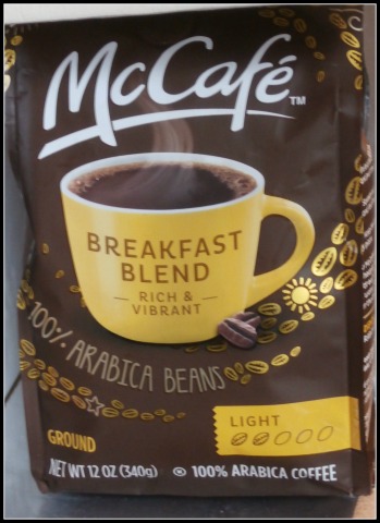#McCafeMyWay coffee package