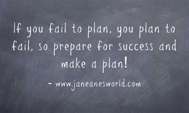 You have heard people say it all your life, '''If you fail to plan, you plan to fail." In addition, you know that you do a better job when you work with a plan rather than just winging it. So why aren't you creating a plan and working according to the plan.