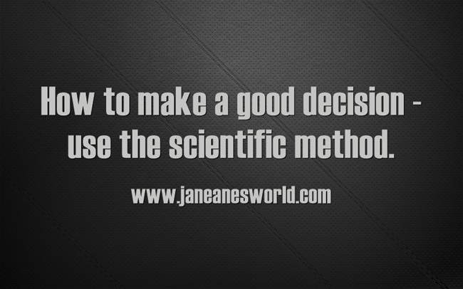 decision making www.janeanesworld.com