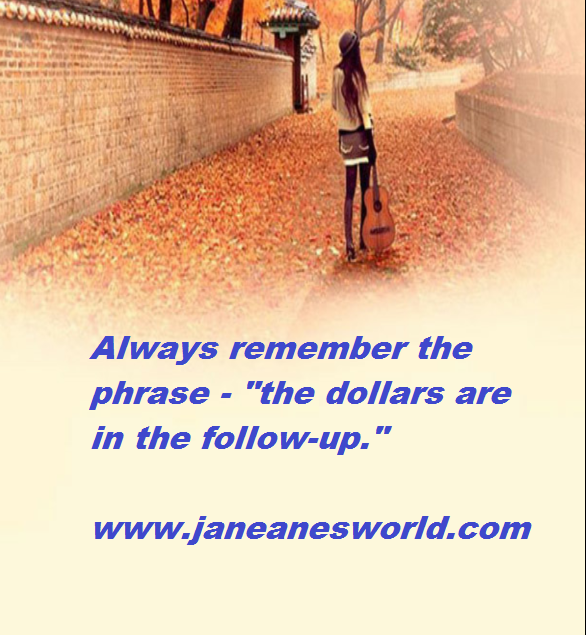 Looking for a job is not easy, but you must remember to do after interview follow-up. The follow-up is where you cement a good impression and provide extra support to statements made during the interview. Always remember the phrase - "the dollars are in the follow-up."