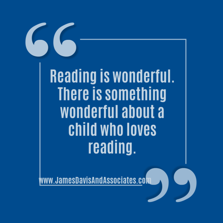 Reading is wonderful. There is something wonderful about a child who loves reading. This is especially true when that child has overcome reading difficulties.