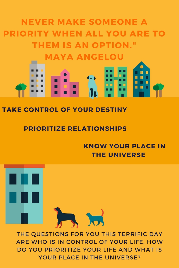 Never make someone a priority when all you are to them is an option Maya Angelou