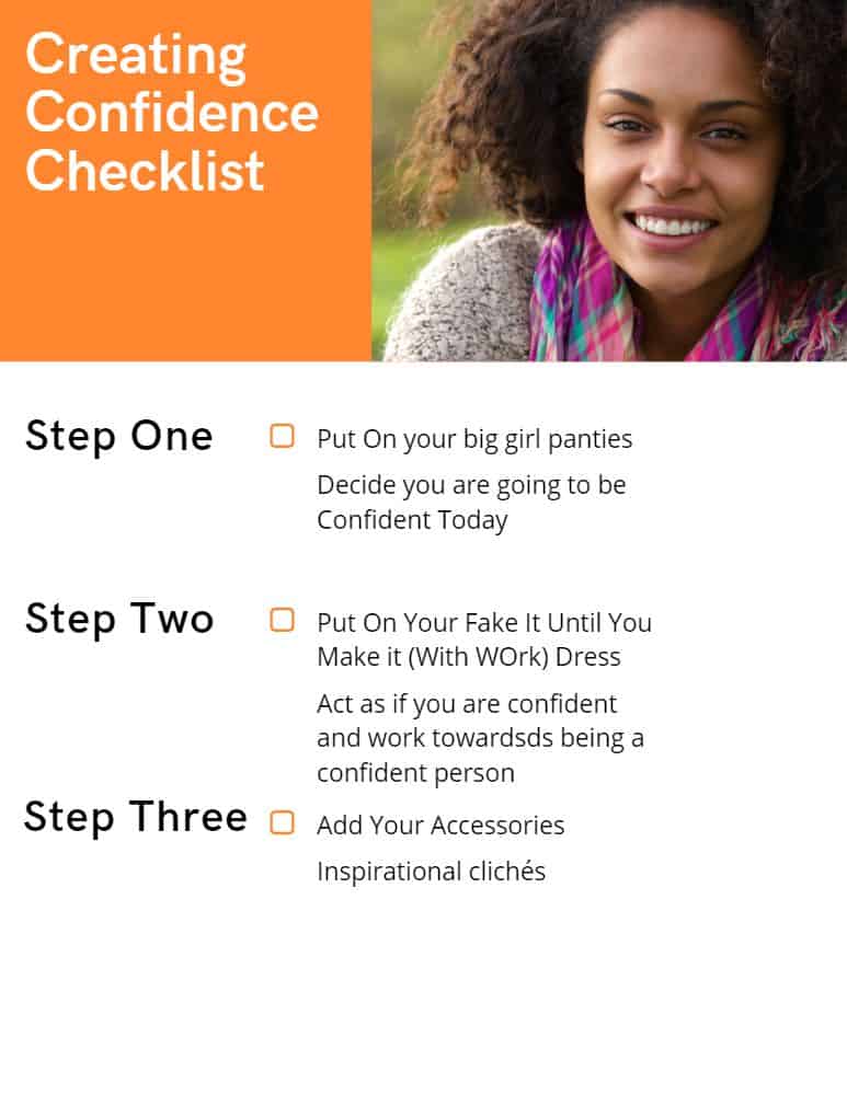 Creating Confidence Checklist